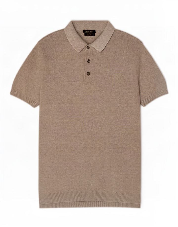 Massimo Dutti Polo Homme Grand Gris Coton