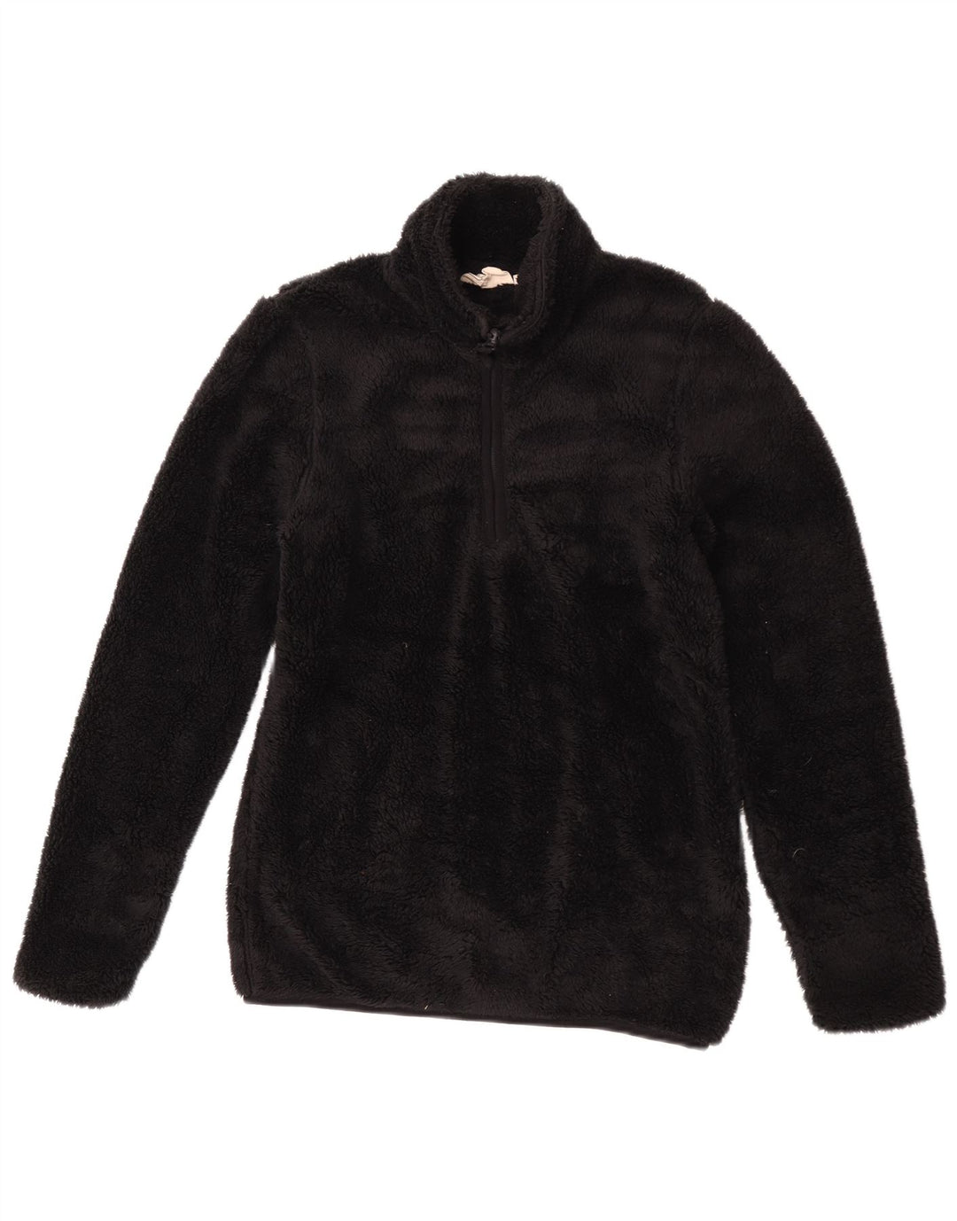 Mountain Warehouse Pull polaire à col zippé pour femme UK 8 Small Noir Polyester