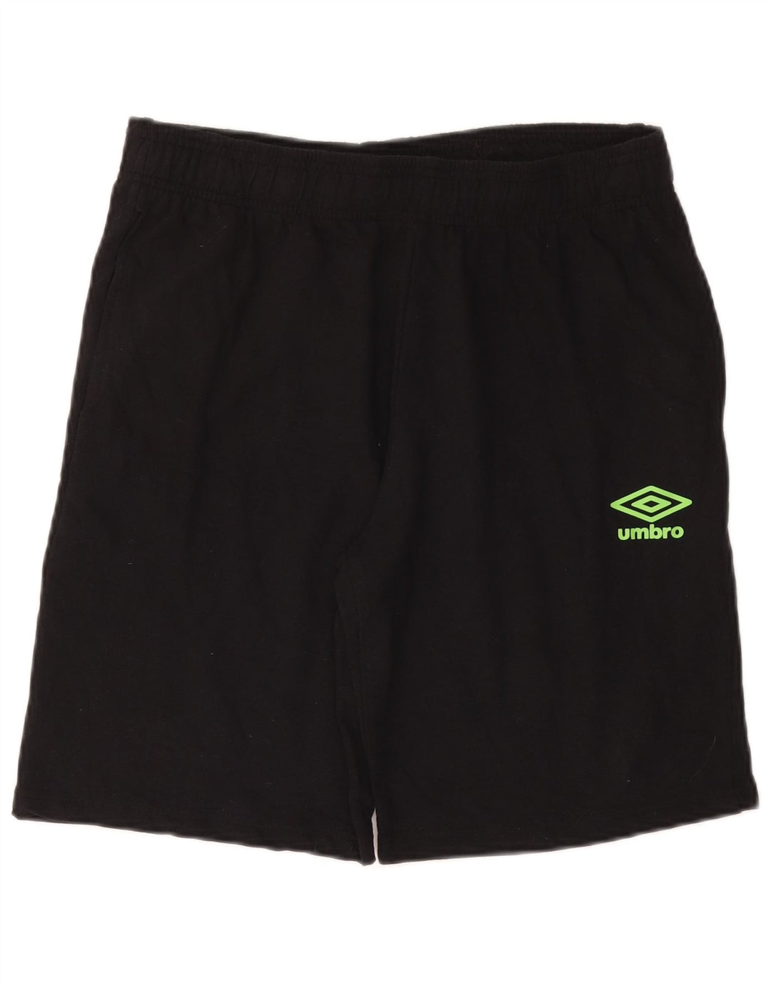 UMBRO Short de Sport Homme Noir Moyen Coton