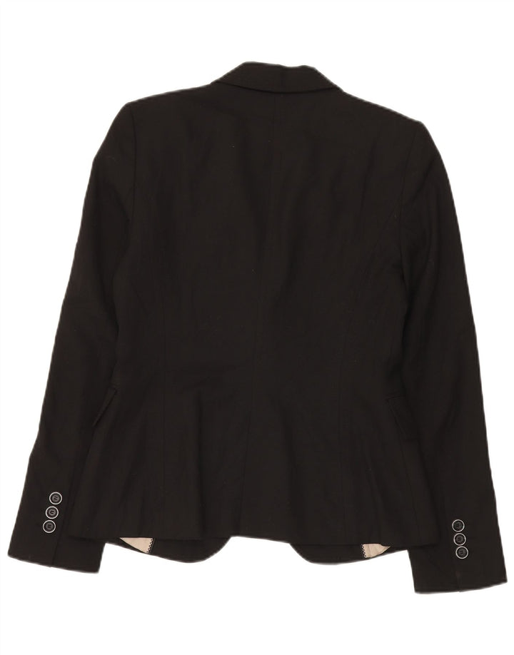 Zara Veste Blazer 1 Bouton Femme EU 38 Petit Noir
