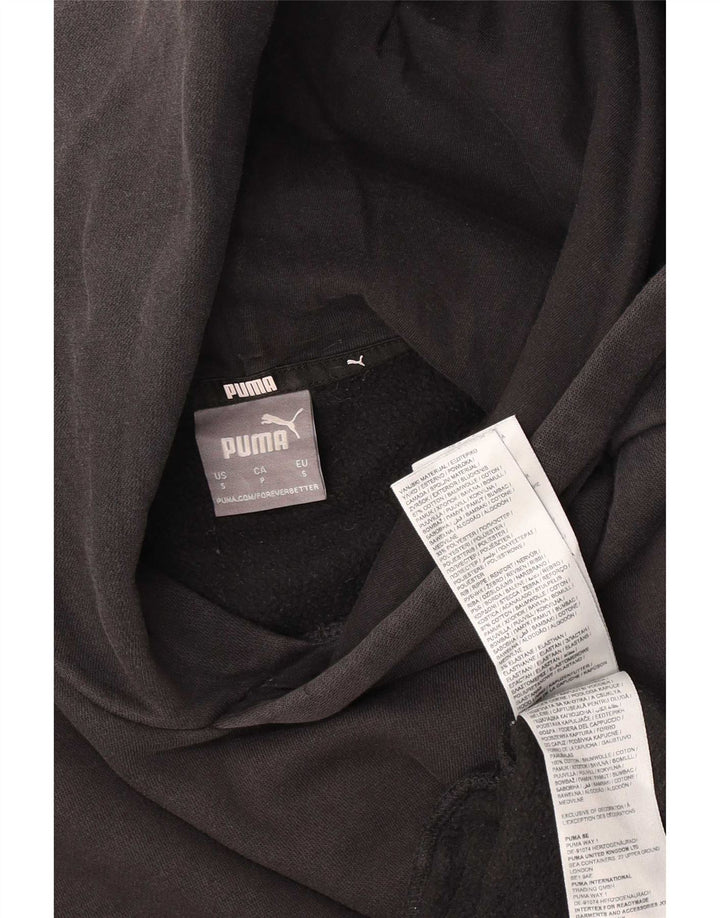 Puma Pull à capuche pour homme Petit Noir Coton