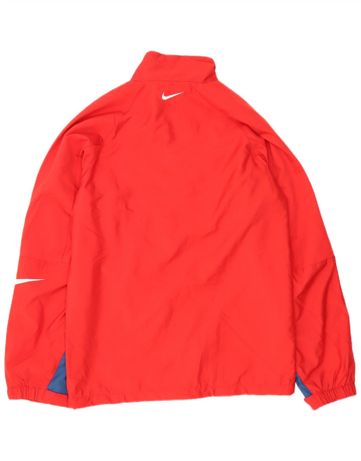 Nike Veste de pluie graphique pour homme UK 36 Petit Rouge Colorblock Polyester