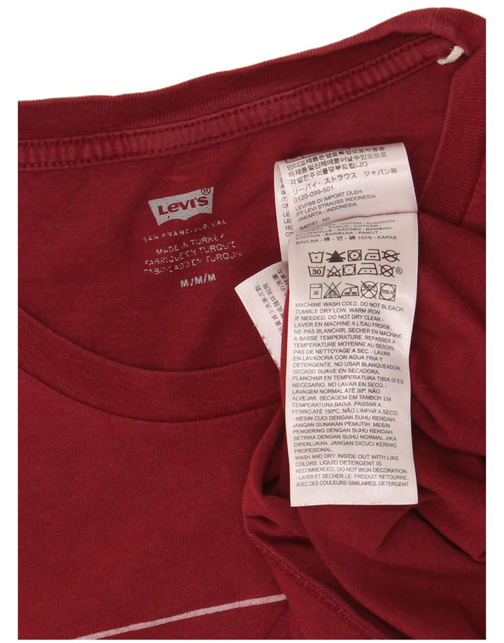LEVI'S T-Shirt Graphique Homme Marron Moyen Coton