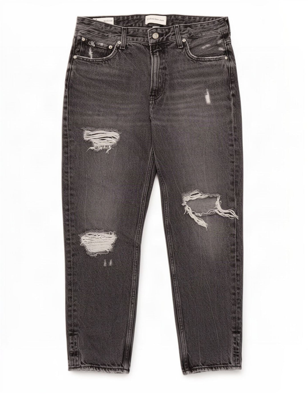 Calvin Klein Jean slim effet vieilli W31 L27 pour homme Gris