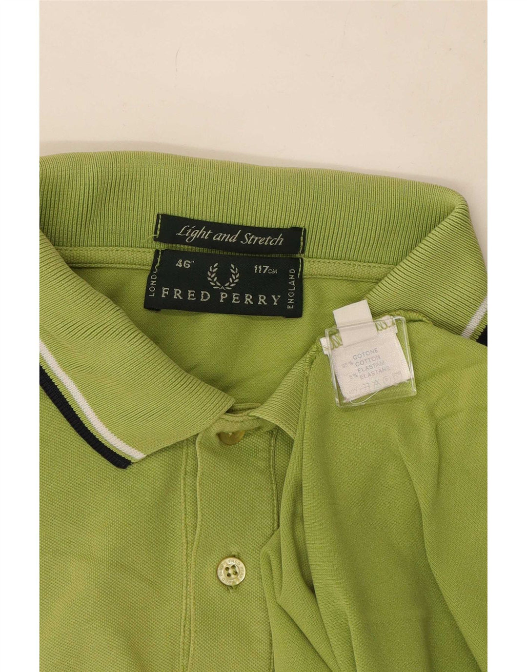 Fred Perry Polo Homme Grand Coton Rayé Vert