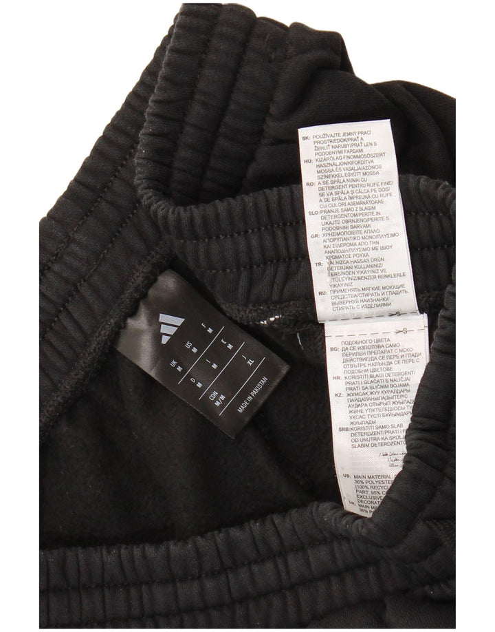 Adidas Pantalon de survêtement pour homme en coton noir moyen