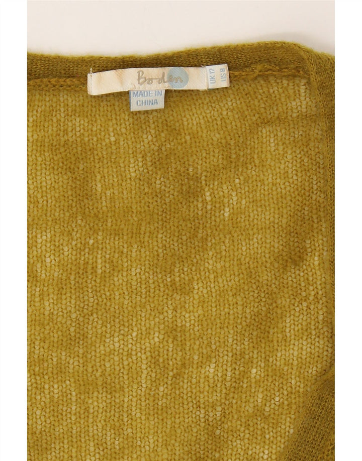 BODEN Womens Cardigan Sweater UK 12 Medium  Khaki Mohair Vintage Boden and Second-Hand Boden from Messina Hembry 