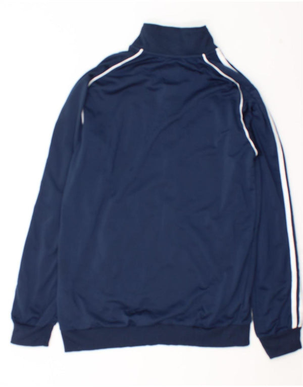 Adidas Hommes Spartans Graphic Survêtement Top Veste Petit Bleu Marine Polyester
