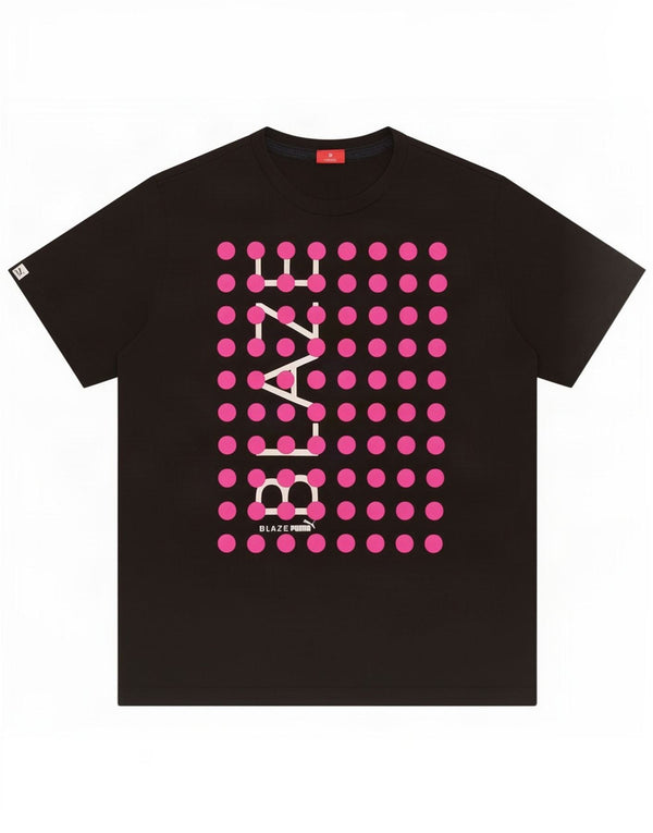 Puma T-shirt graphique pour femme UK 16 Large Noir
