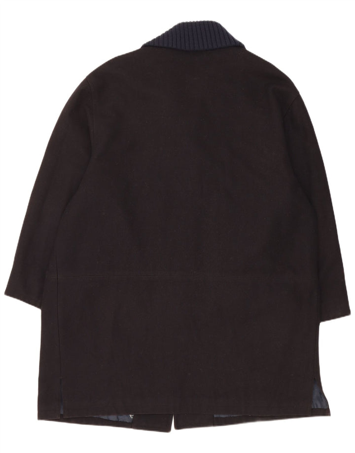 Paul & Shark Manteau Homme UK 42 XL Bleu Marine Laine