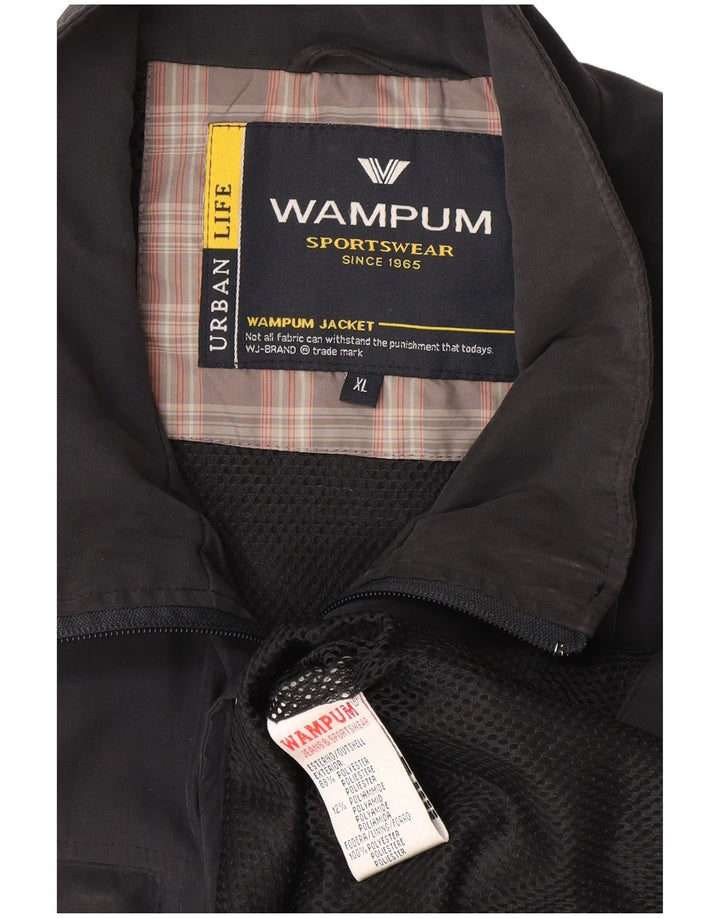 Wampum Gilet utilitaire pour homme UK 42 XL Noir Polyester