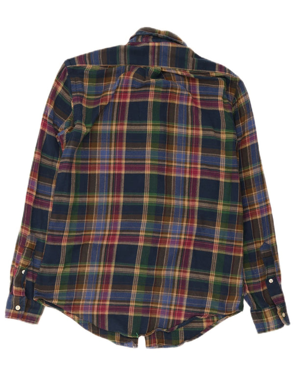 Polo Ralph Lauren Chemise en flanelle pour homme, coupe personnalisée, petits carreaux multicolores