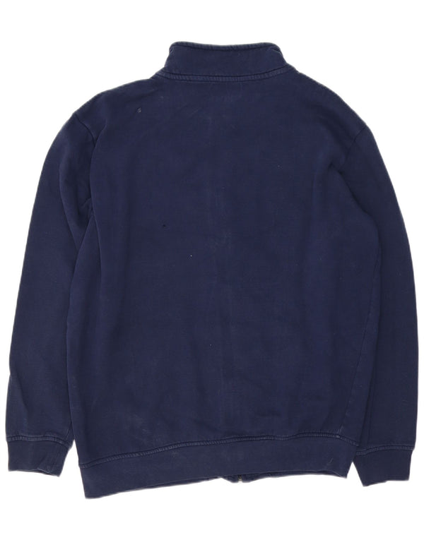 Kappa Veste de survêtement pour homme en coton bleu marine Taille L