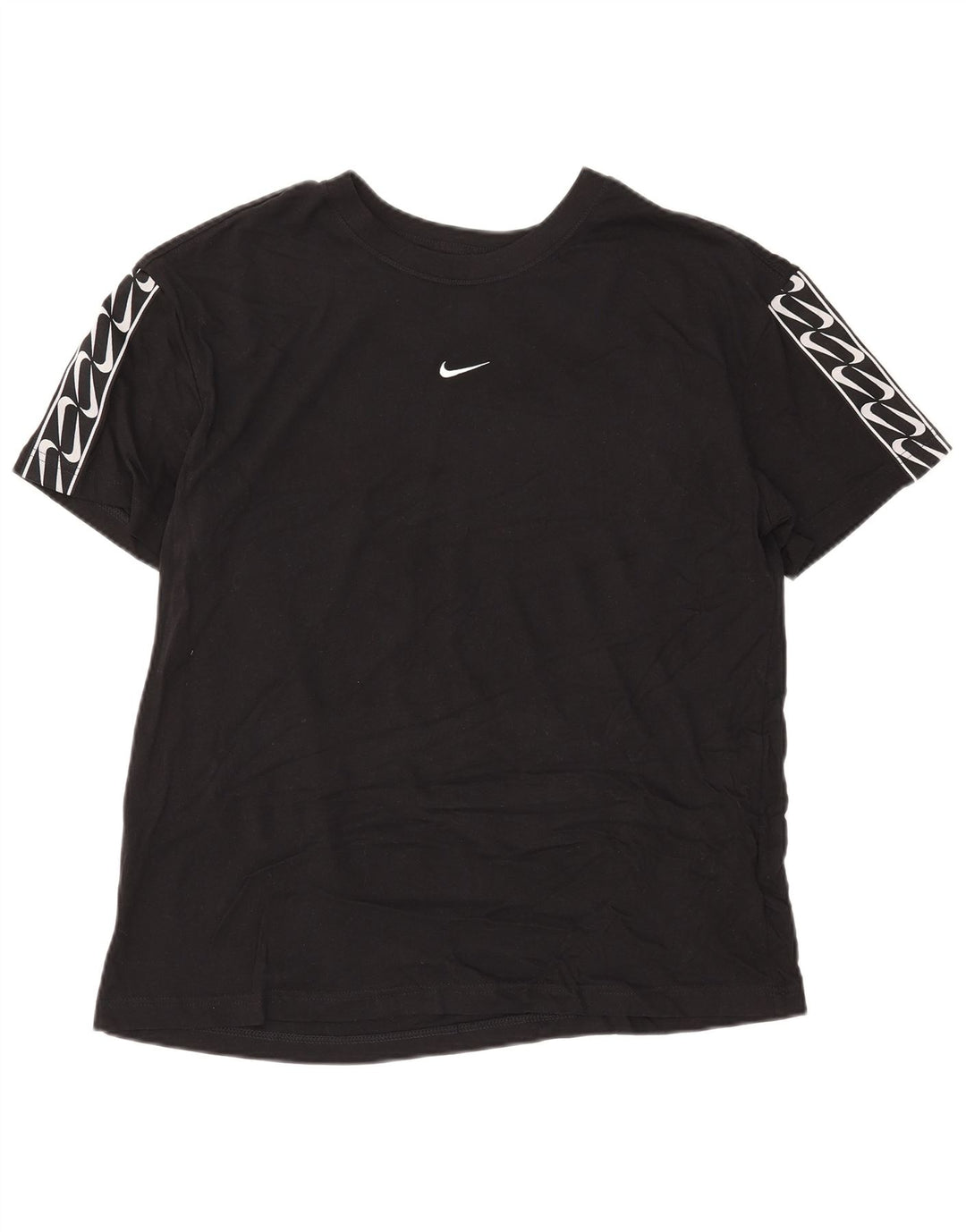 Nike T-shirt graphique pour homme en coton noir moyen