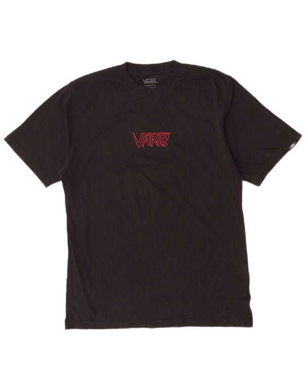 Vans T-shirt graphique coupe classique pour garçon 14-15 ans XL noir coton