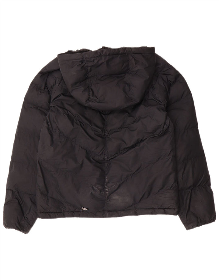 Nike Veste matelassée à capuche pour garçon 12-13 ans Large Noir Polyester