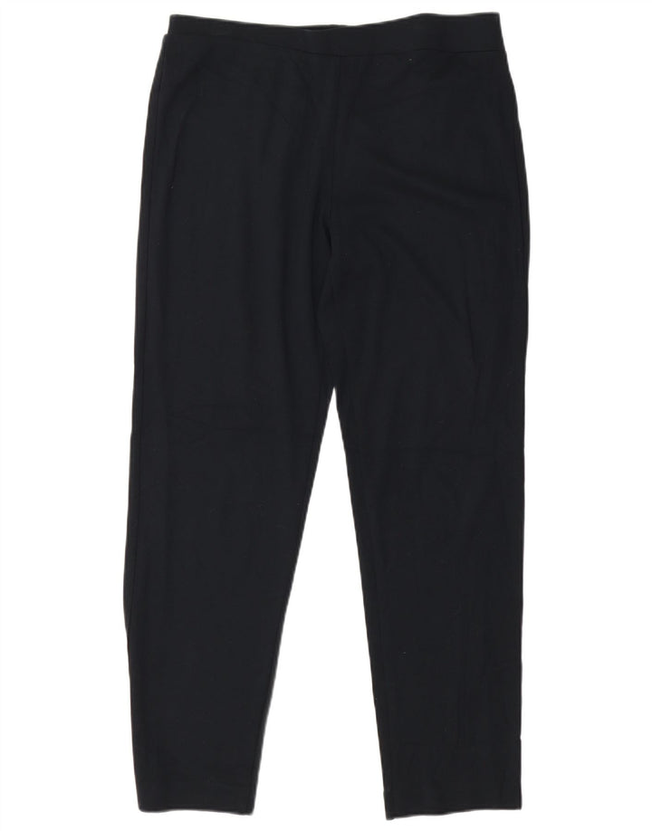 Marks & Spencer Leggings Femme UK 14 Large Bleu Marine Viscose