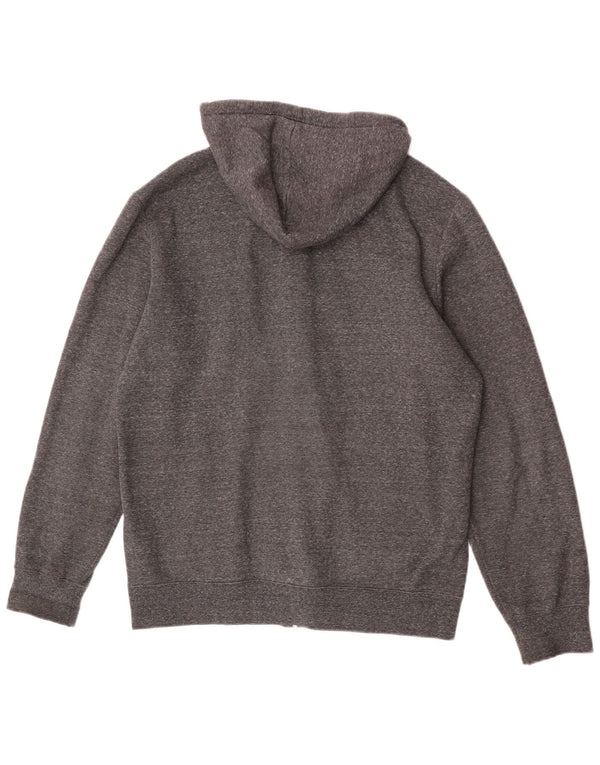 Champion Pull à capuche zippé pour homme XL en coton color block Gris