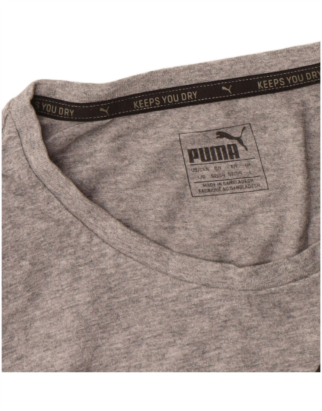 Puma T-shirt graphique pour homme, grand, gris