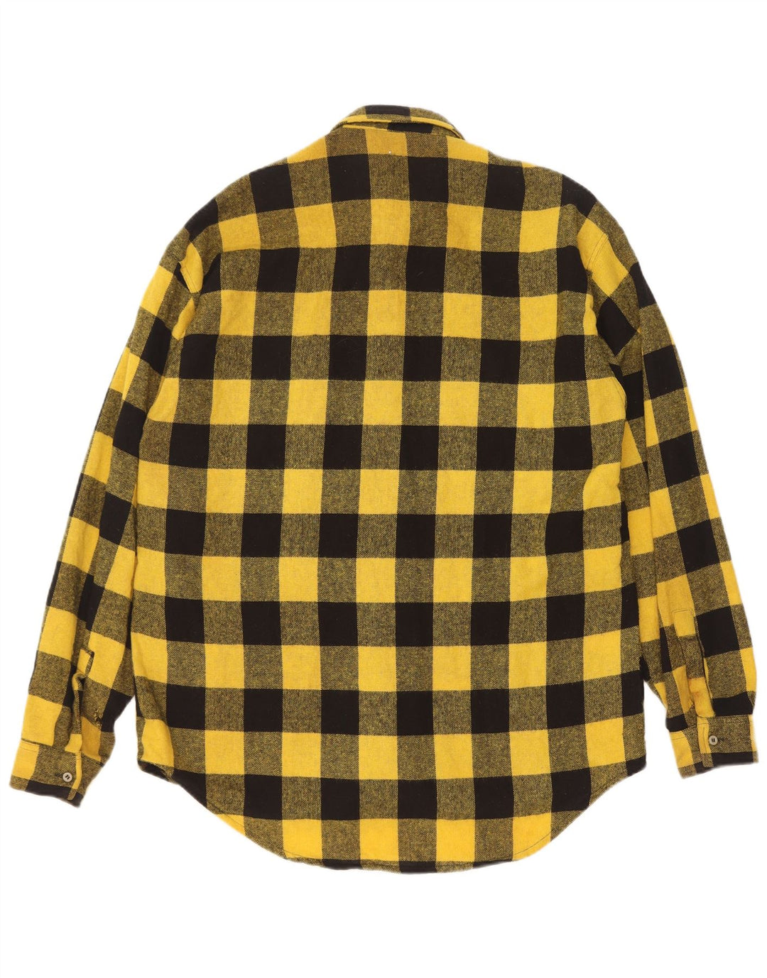 Wanted Chemise Surchemise Homme Vichy Jaune Moyen Acrylique