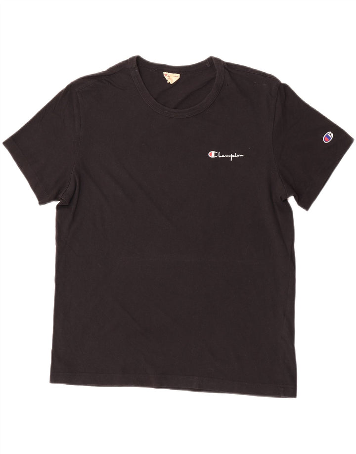Champion T-Shirt Homme Noir Moyen