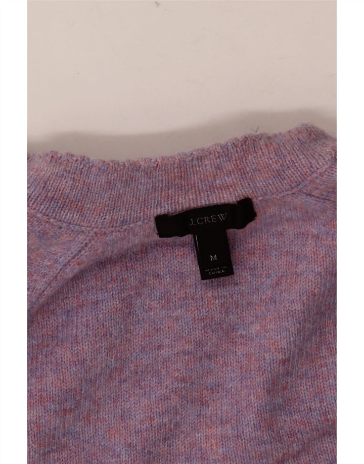 J. CREW Pull à col rond pour femme UK 14 Violet moyen