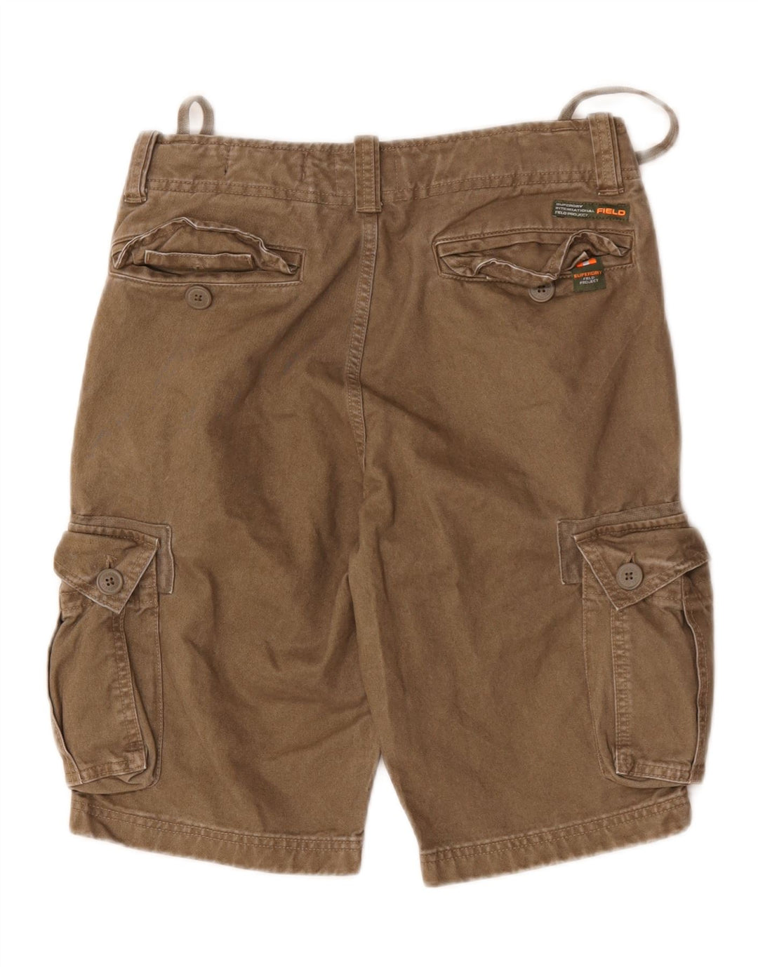 Superdry Short Cargo W29 Petit Marron Coton Homme