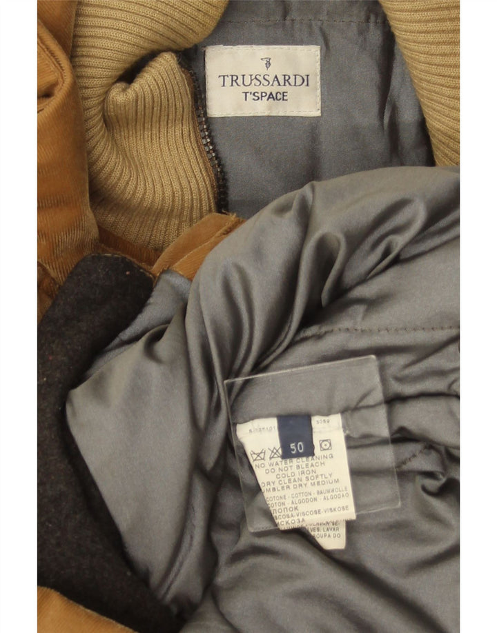 TRUSSARDI Veste Utility IT 50 Large Beige Coton Homme
