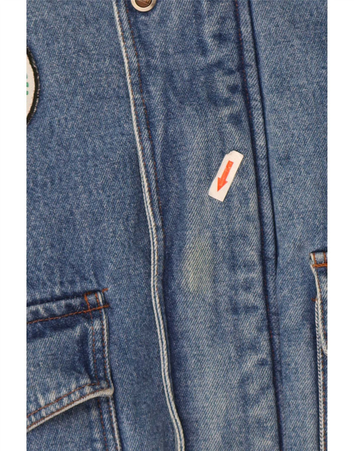 Mash Veste d'aviateur Sherpa Denim Flight pour homme IT 48/50 Bleu moyen