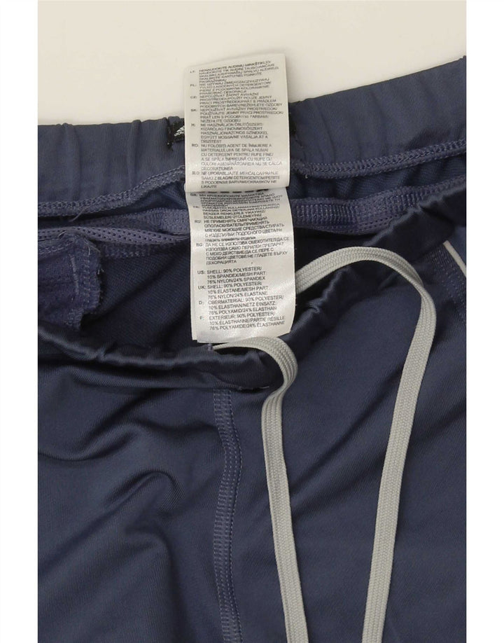 Adidas Femmes Response Capri Leggings UK 12 Moyen Bleu Marine Polyester