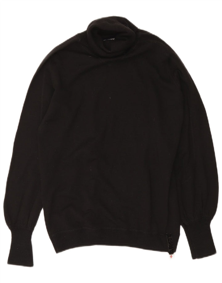Zu Elements Pull col roulé pour femme UK 12 Noir moyen
