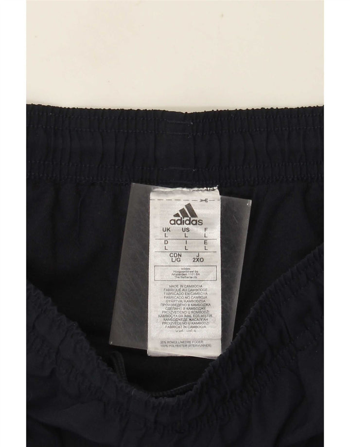 Adidas Pantalon de survêtement pour homme Large Bleu marine Polyester