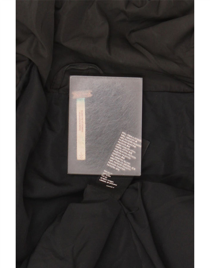 Free People Veste matelassée surdimensionnée pour femme UK 46 Large Noir Polyester