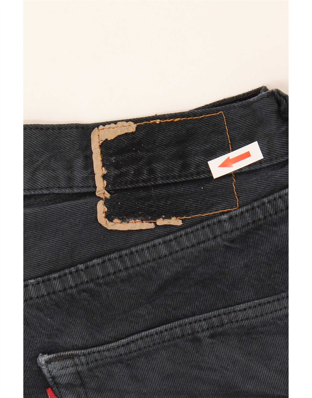 Levi's Short en Jean Femme W33 Bleu Marine Moyen Coton