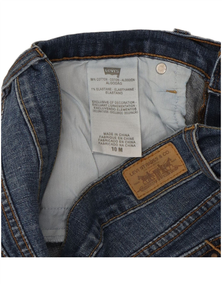 LEVI'S Jean bootcut 515 pour femme US 10 Large W32 L31 Bleu Coton