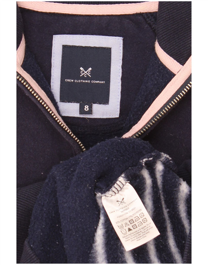 Crew Clothing Sweat-shirt surdimensionné pour femme UK 8 Small Bleu marine