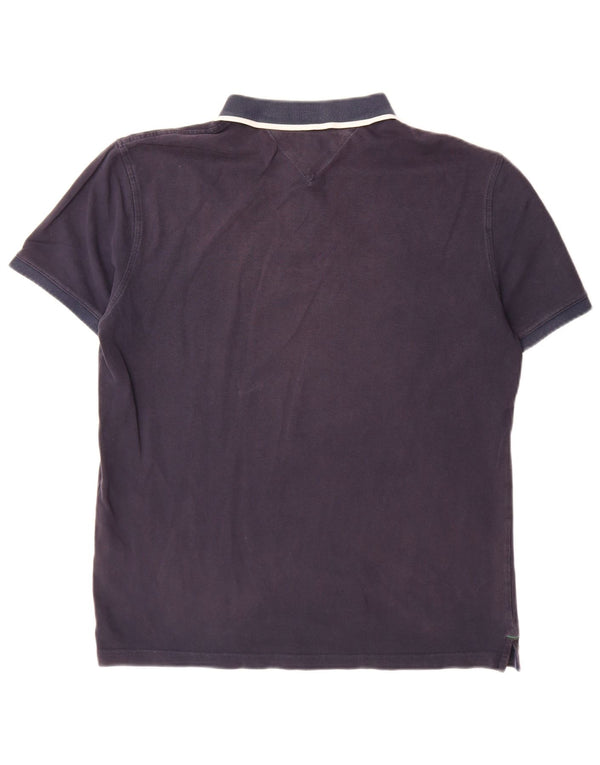 Tommy Hilfiger Polo Homme Grand Bleu Marine Coton
