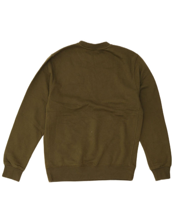 Nike Sweat-shirt pour homme en coton kaki Taille S
