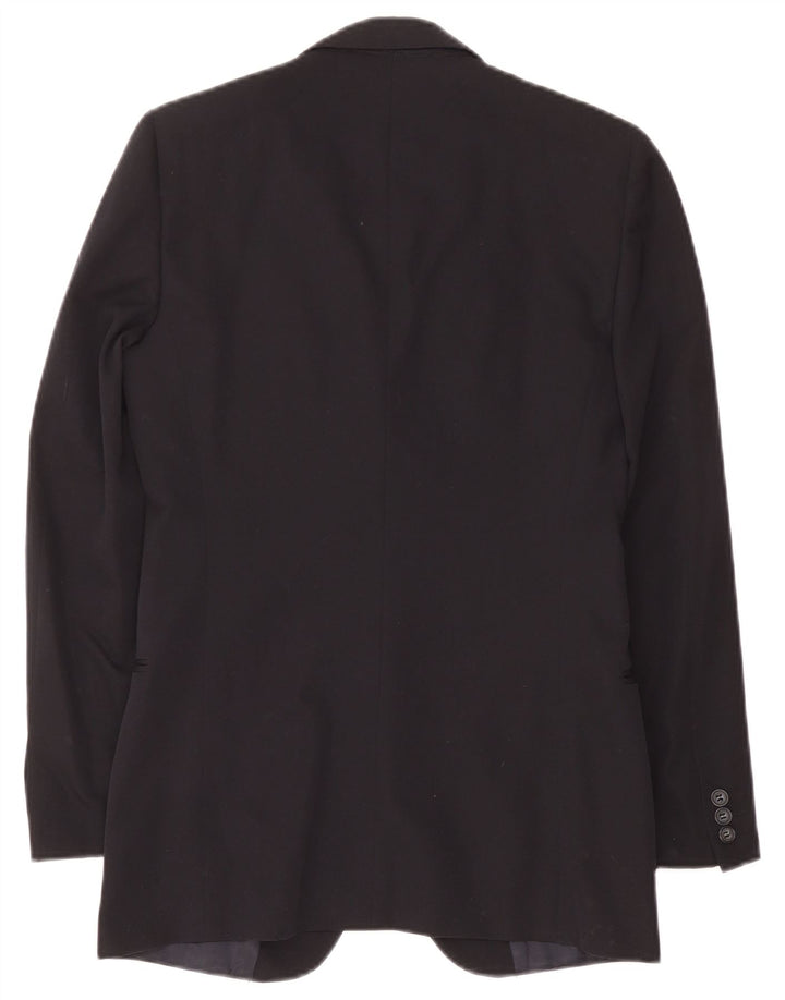 Abital Veste Blazer 2 Boutons Homme IT 46 Petite Laine Bleu Marine