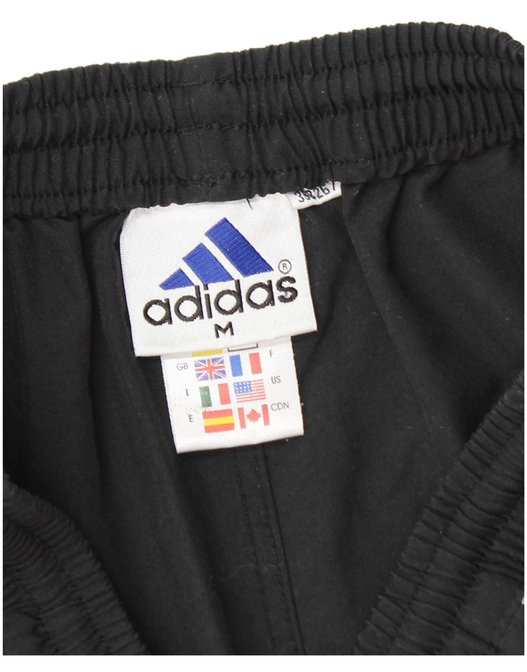 Adidas Short de sport pour homme en polyester noir moyen
