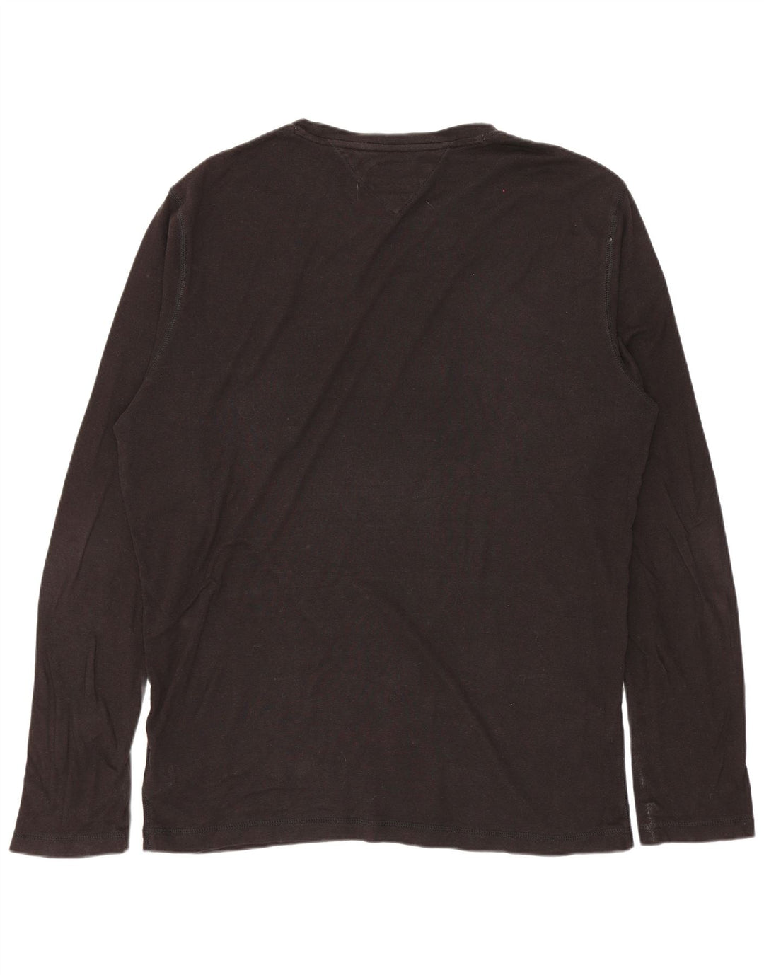 TOMMY HILFIGER Haut Homme Manches Longues 2XL Noir Coton