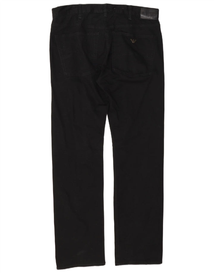 Armani Jean droit homme W36 L34 bleu marine coton