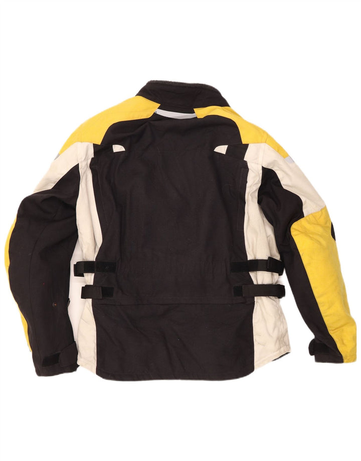 BMW Motorrad Veste de moto Racer pour homme UK 40 Large Noir Colourblock