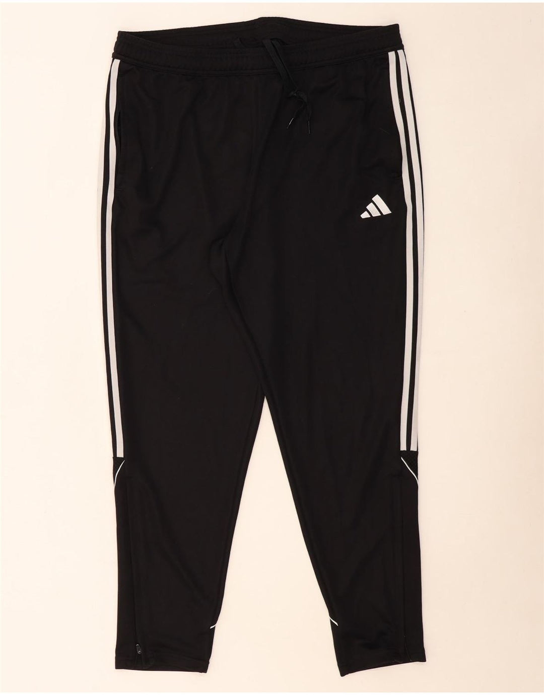 ADIDAS Pantalon de survêtement coupe régulière pour hommes 2XL Noir Polyester