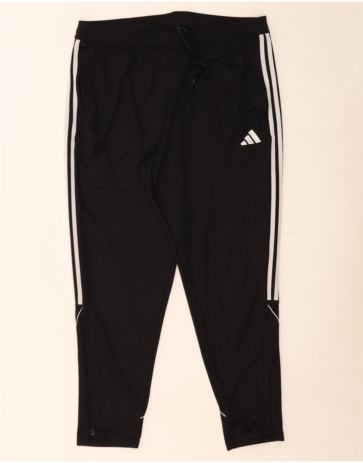 ADIDAS Pantalon de survêtement coupe régulière pour hommes 2XL Noir Polyester