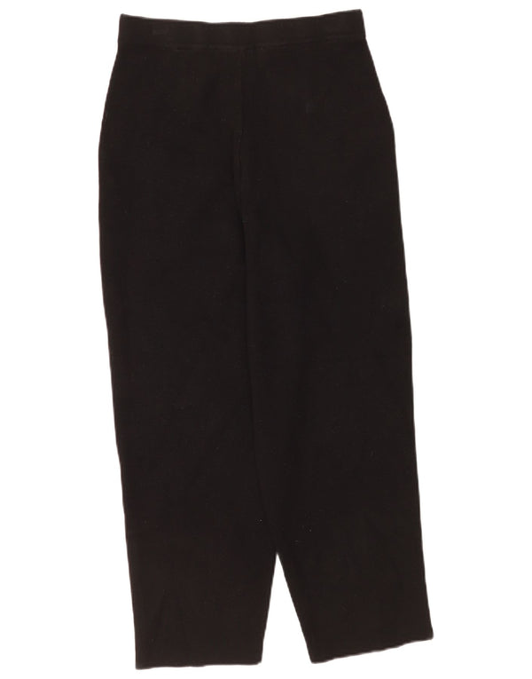 Zara Femme Pantalon Court Moyen W28 L24 Noir Viscose