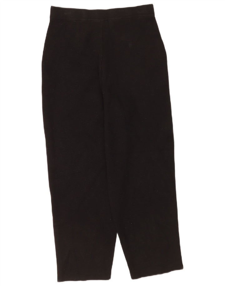 Zara Femme Pantalon Court Moyen W28 L24 Noir Viscose
