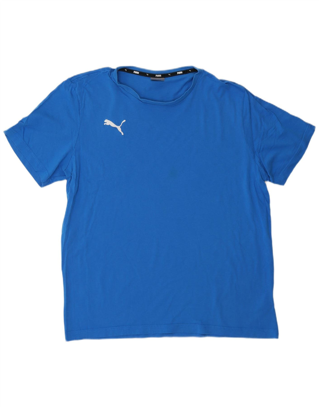 PUMA T-Shirt Homme Top XL Bleu Coton