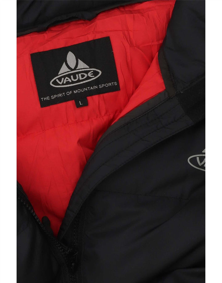 Vaude Veste matelassée à capuche pour homme UK 40 Large Noir