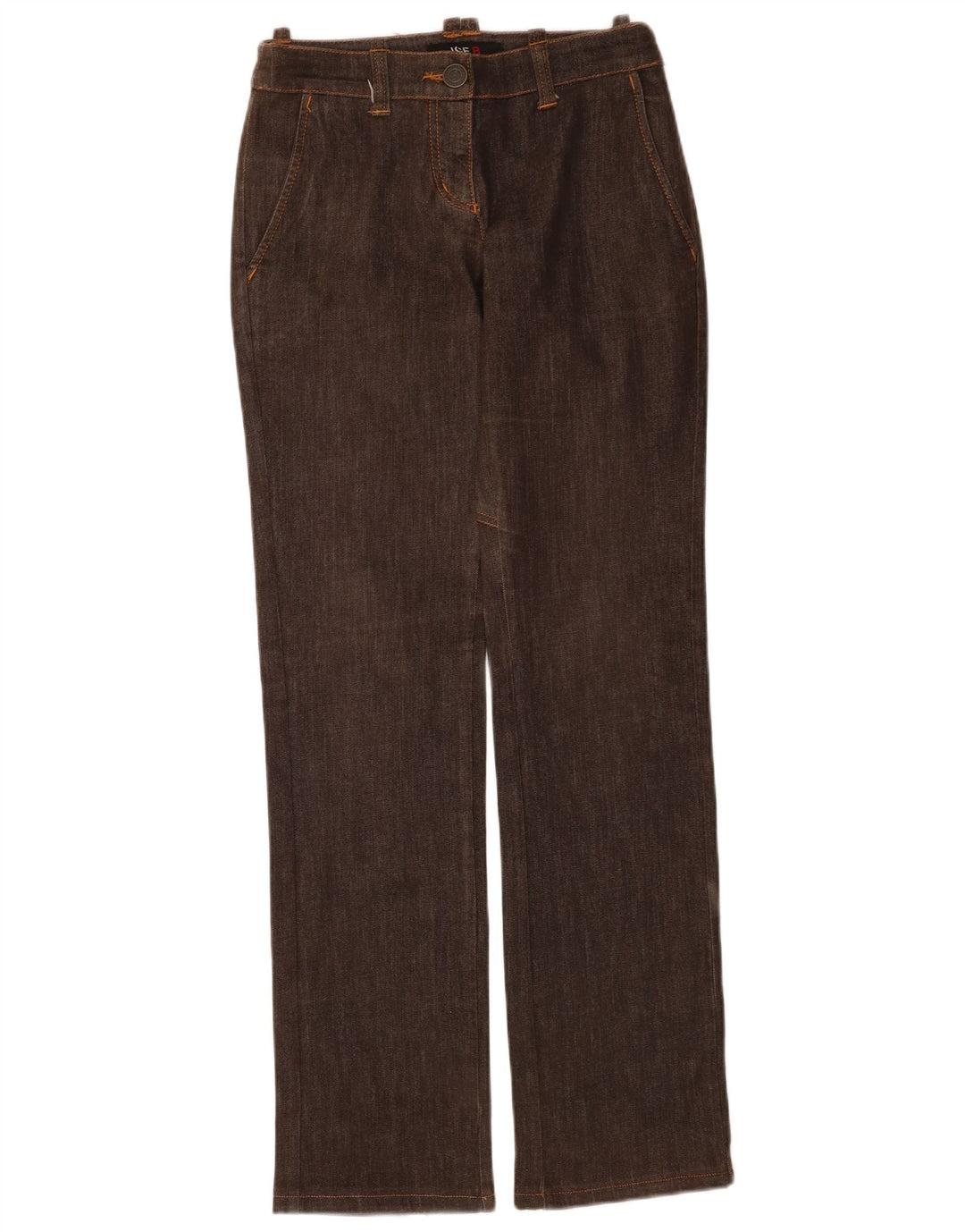 Iceberg Jean droit pour femme IT 42 Medium W28 L34 Marron Coton